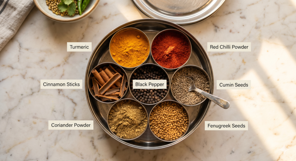 Indian masala dabba